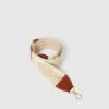 Webbing Strap White Sand And Cognac