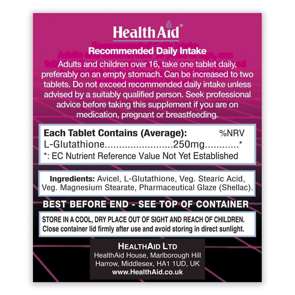 L-Glutathione 250mg Tablets 3 L-Glutathione 250mg Tablets - Image 3