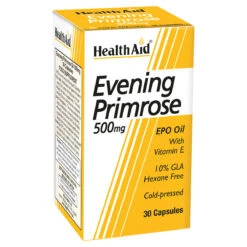 Front Page 50 Evening Primrose Oil 500mg + Vitamin E Capsules