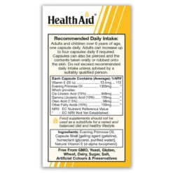 Evening Primrose Oil 1300mg Capsules 5 Evening Primrose Oil 1300mg Capsules -Dietary Supplement Sales 802145EPO1300mg30sside2