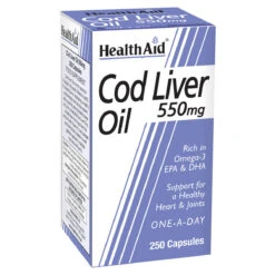 Cod Liver Oil 550mg Capsules -Dietary Supplement Sales 802210CodLiverOil250sRGB