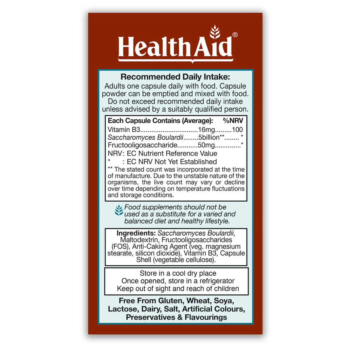 Sacardi (Saccharomyces Boulardii) Vegicaps 3 Sacardi (Saccharomyces Boulardii) Vegicaps - Image 3