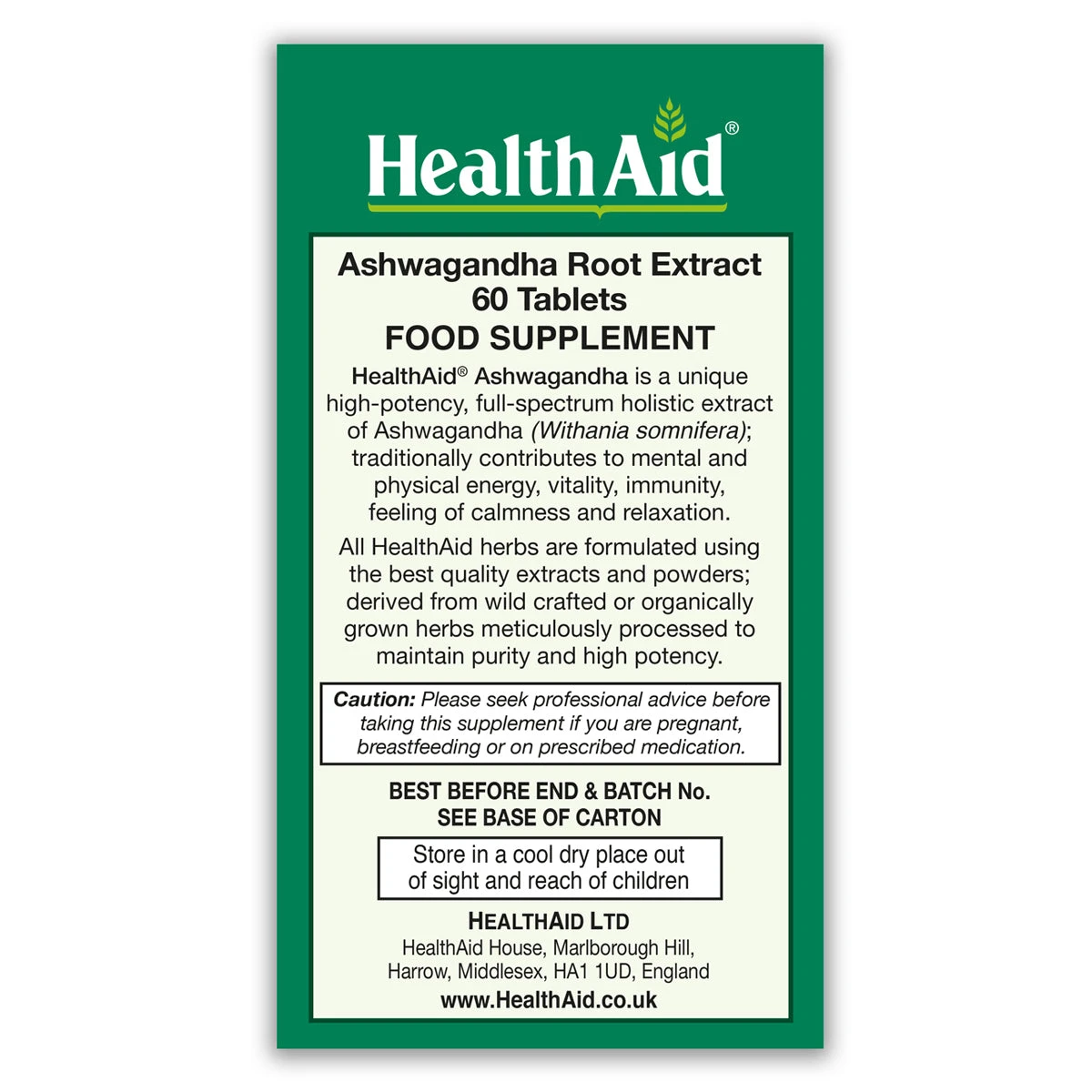 Ashwagandha Root Extract Tablets 2 Ashwagandha Root Extract Tablets - Image 2