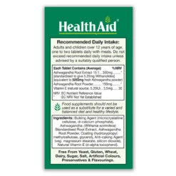 Ashwagandha Root Extract Tablets 5 Ashwagandha Root Extract Tablets -Dietary Supplement Sales 804003Ashwagandha60sSIDE2