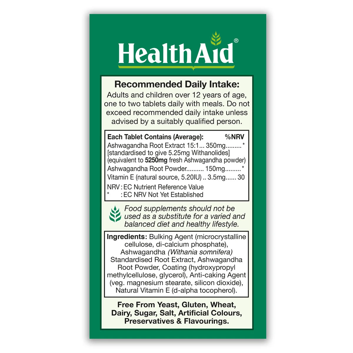 Ashwagandha Root Extract Tablets 3 Ashwagandha Root Extract Tablets - Image 3