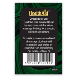 Sesame Oil -Dietary Supplement Sales 805385SesameOilside2