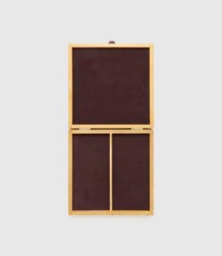 Travel Chess And Backgammon Set In Buffalo And Smooth Calfskin Leather, Olive And Ebony Wood -Dietary Supplement Sales ChessTravelSizeBlackwithCognac open