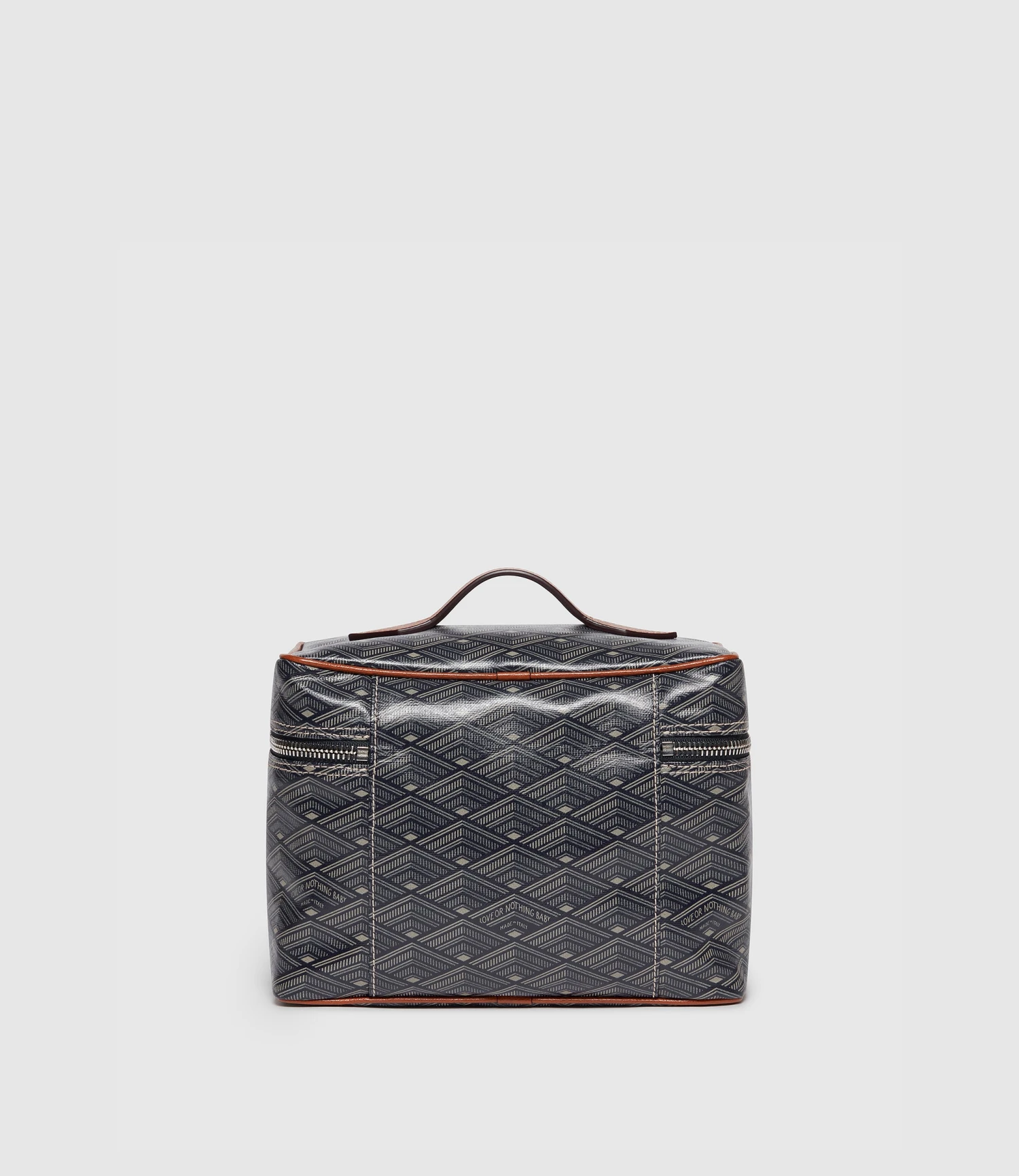 Long Haul Toiletry Bag Signature Canvas Navy 5 Long Haul Toiletry Bag Signature Canvas Navy - Image 5