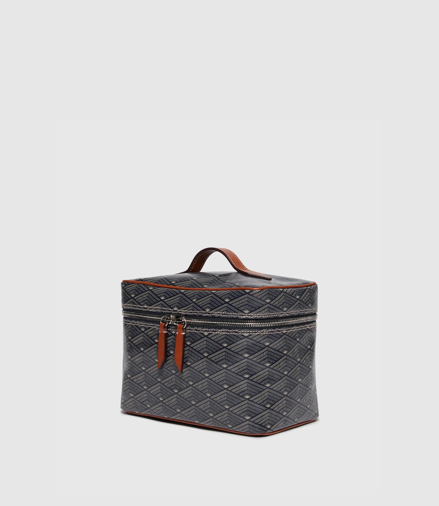 Long Haul Toiletry Bag Signature Canvas Navy 3 Long Haul Toiletry Bag Signature Canvas Navy - Image 3