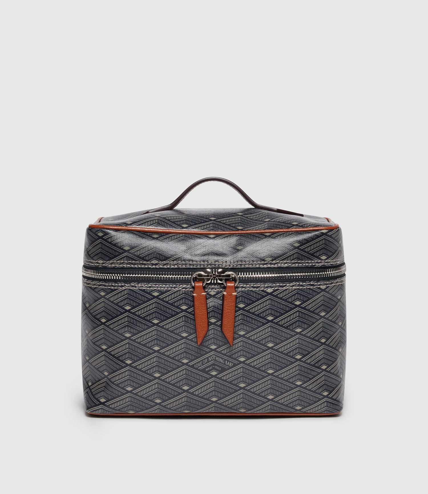 Long Haul Toiletry Bag Signature Canvas Navy 1 Long Haul Toiletry Bag Signature Canvas Navy