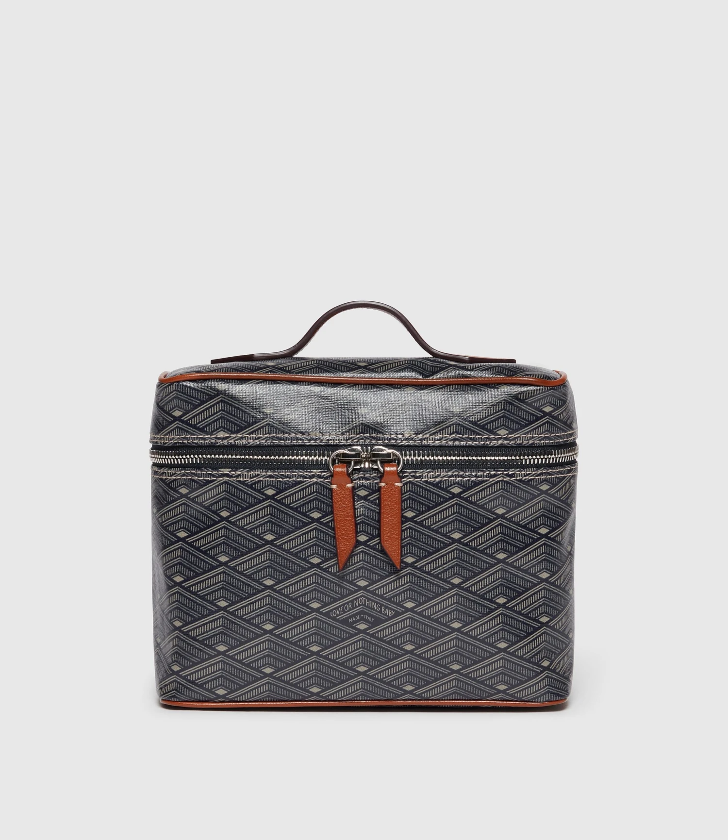 Many Days Toiletry Bag Signature Canvas Navy 1 Many Days Toiletry Bag Signature Canvas Navy