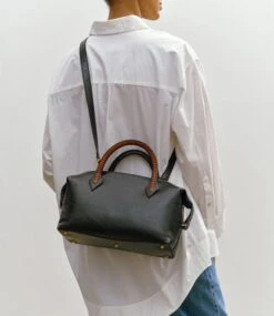 Vérité City Small Elvis Black With Cognac -Dietary Supplement Sales PRL2250056 PARALLEL22BUTTERYSUEDEBLACK 1422 1