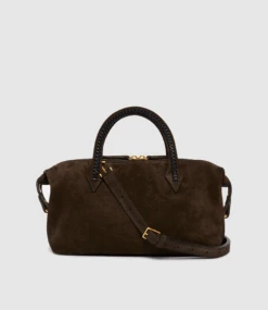 Vérité City Small Suede Chocolate And Elvis Black