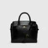 Private Eye Slim Glossy Calfskin Black
