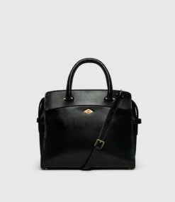 Private Eye Slim Glossy Calfskin Black