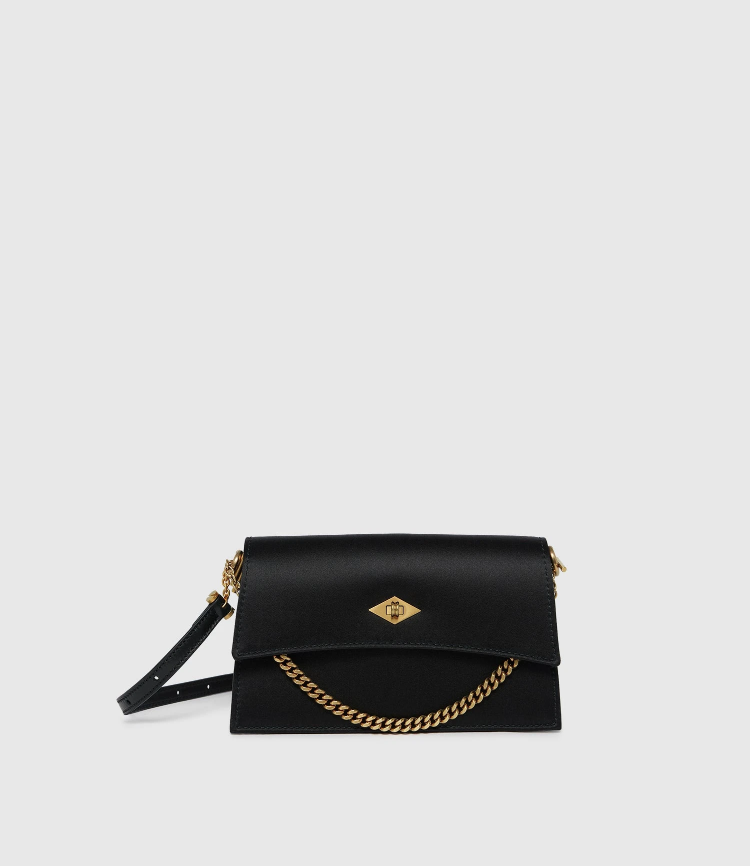 Roma Mini Silk Satin Black 1 Roma Mini Silk Satin Black