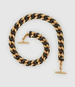Large Chain Strap Gold